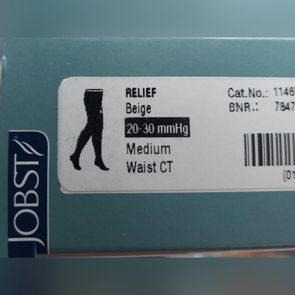 Jobst Compression STOCKINGS Size Medium Beige - Picture 2 of 3